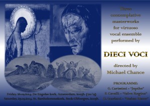 Dieci_Voci_Official_Poster_Beek_English_Church_Amsterdam_26_27_September_2014